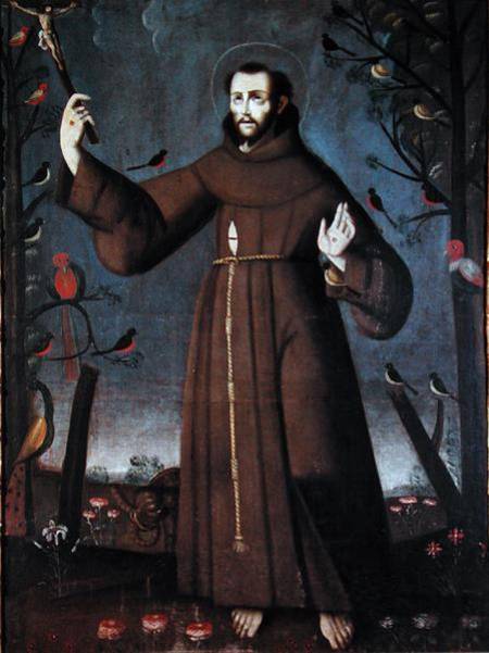 St. Francis of Assisi from Peruvian School