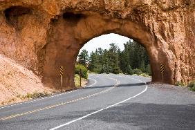 Tunnel Bryce Canyon Utah USA