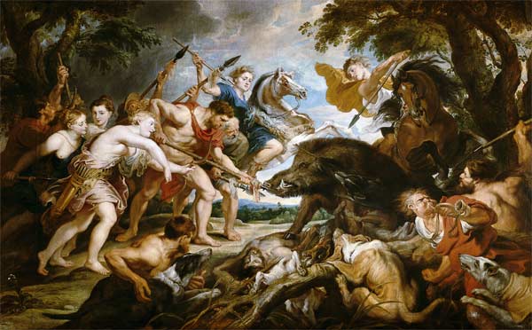 The hunting of the Meleager and the Atalante from Peter Paul Rubens