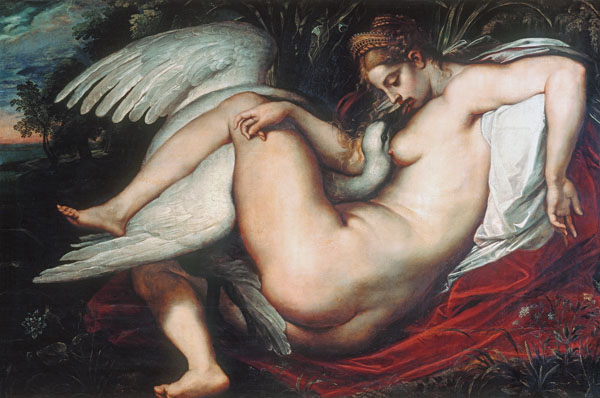 Leda with the swan from Peter Paul Rubens