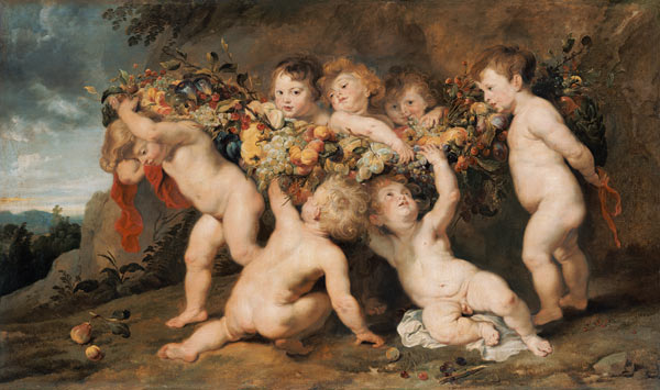 The Früchtekranz. (Snyders fray out together with) from Peter Paul Rubens