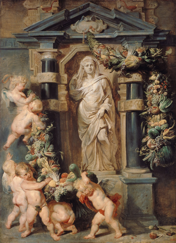 The Statue of Ceres from Peter Paul Rubens
