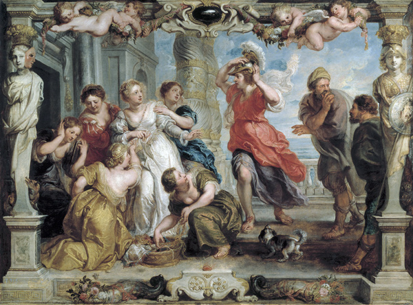 Achilles Discovered by Ulysses Among the Daughters of Lycomedes at Skyros from Peter Paul Rubens