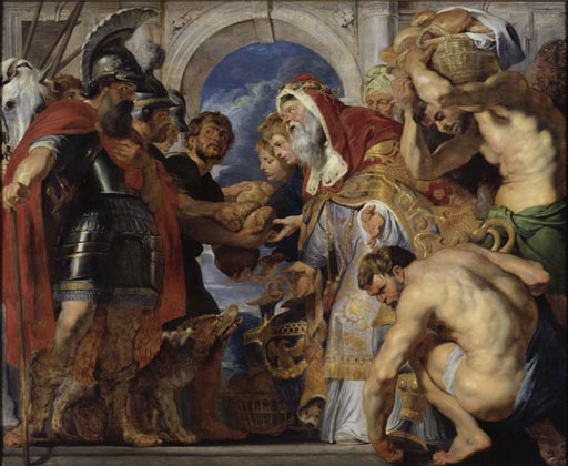 Die Begegnung von Abraham und Melchisedech from Peter Paul Rubens