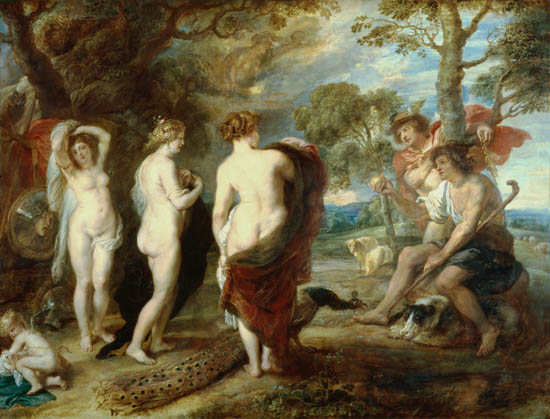 Verdict of the Paris II from Peter Paul Rubens