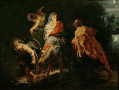 Flight into Egypt from Peter Paul Rubens