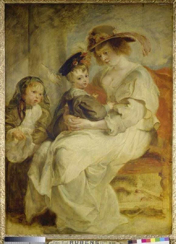Helene Fourment and her children from Peter Paul Rubens