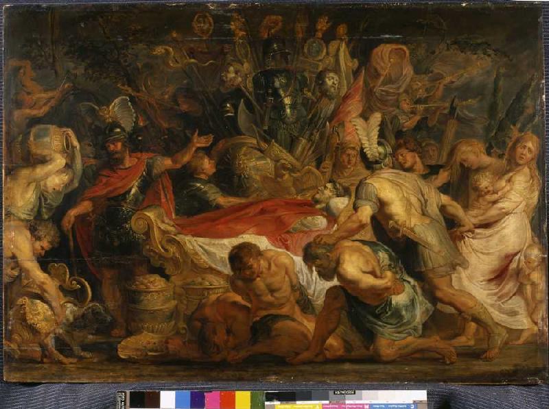 The corpse celebration of the Roman commander Decius mush. from Peter Paul Rubens