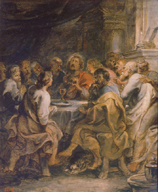 Das letzte AbendmaHl. 1630/1631 from Peter Paul Rubens