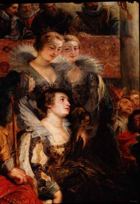 The Medici Cycle: The Coronation of Marie de Medici (1573-1642) at St. Denis, 13th May 1610, detail from Peter Paul Rubens