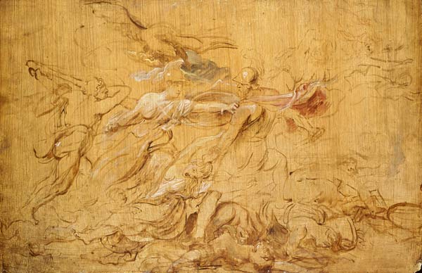 Minerva and Hercules Driving Away Mars from Peter Paul Rubens
