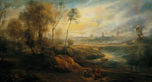 Landscape with a Birdcatcher from Peter Paul Rubens