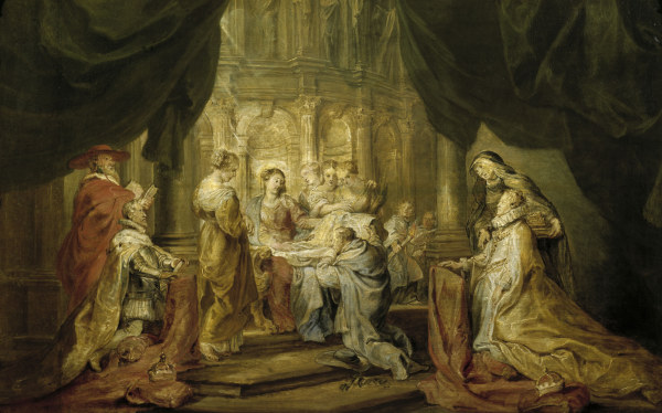 Rubens, Hl.Ildefonso empfängt Meßgewand from Peter Paul Rubens