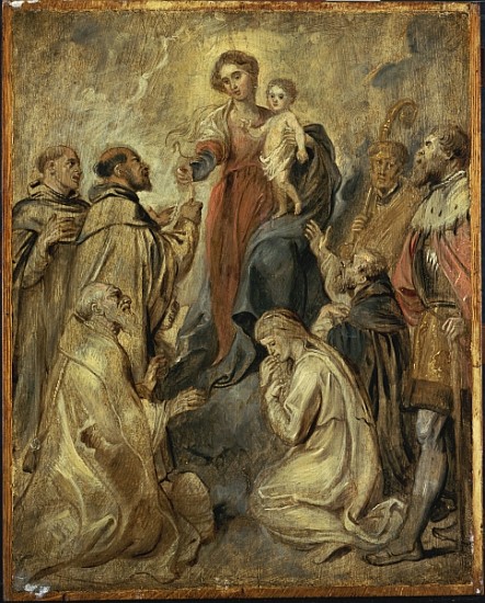 The Virgin and Child of the Rosary from Peter Paul Rubens