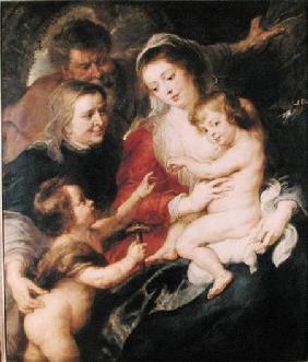 The Holy Family with St. Elizabeth and the Infant St. John the Baptist