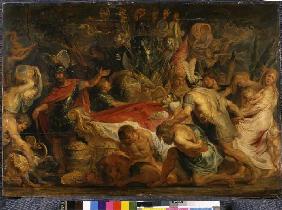 The corpse celebration of the Roman commander Decius mush.