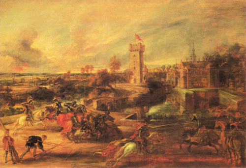 Tournament at the water-jump from Peter Paul Rubens