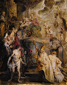 The engagement of St. Katharina from Peter Paul Rubens
