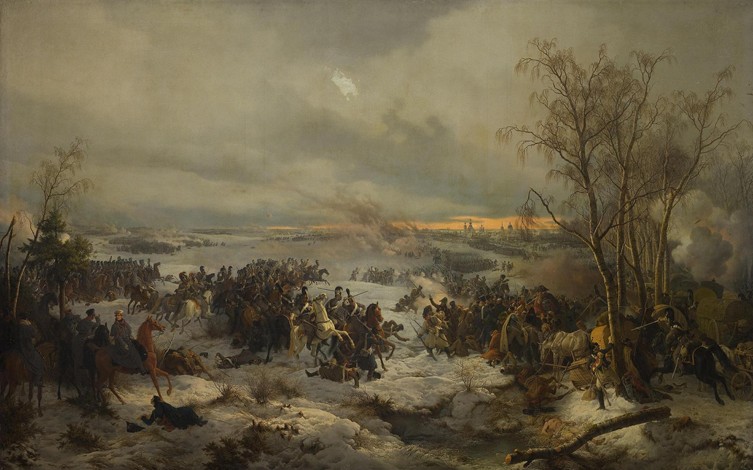 The Battle of Krasnoi (Krasny) on November 17, 1812 from Peter von Hess