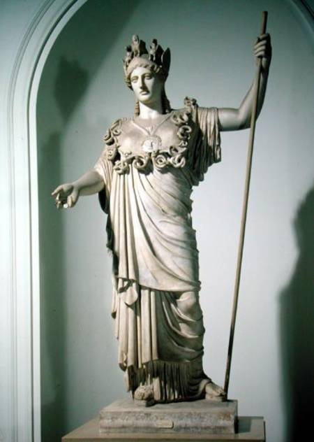 Roman replica of the Athena Farnese from Phidias
