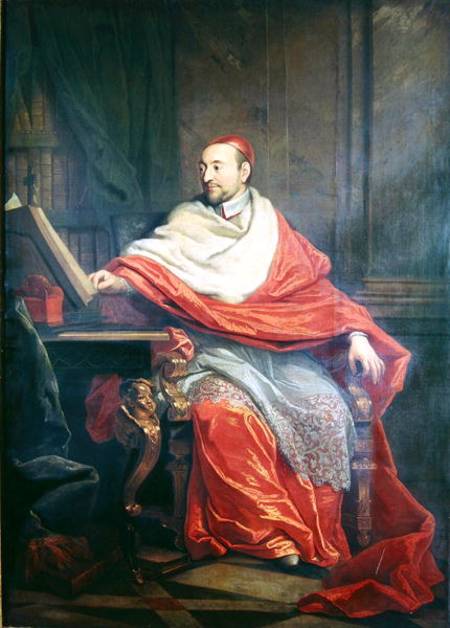 Cardinal Pierre de Berulle (1575-1629) from Philippe de Champaigne