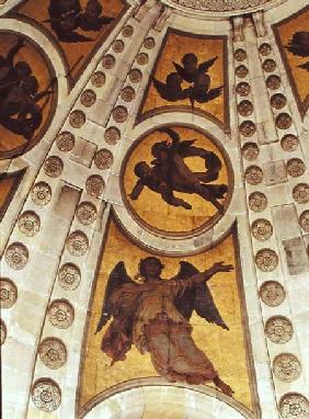 Detail of angels from the dome