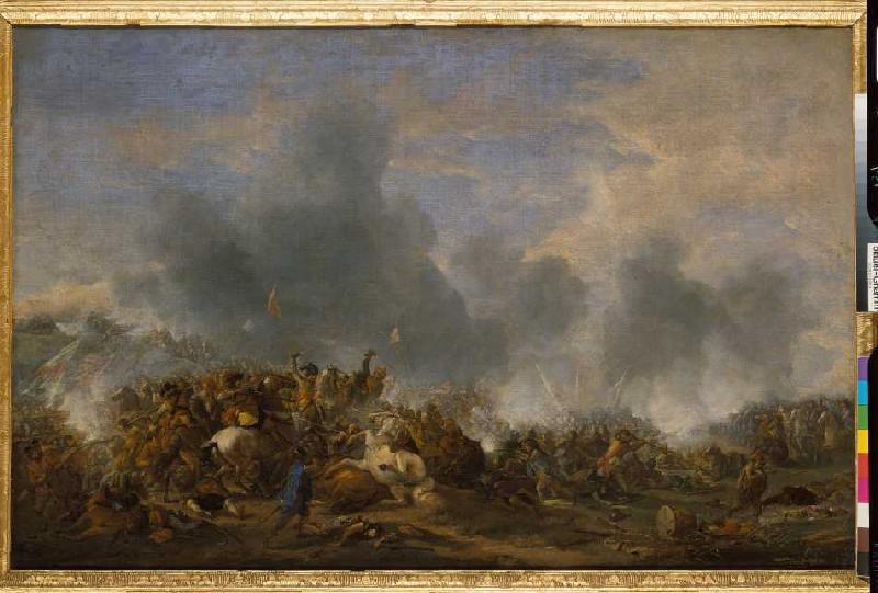 The battle at Nördlingen from Philips Wouverman