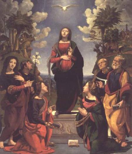 Immaculate Conception and Six Saints from Piero di Cosimo