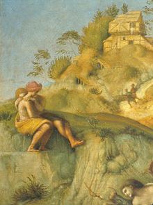 Ausschnitt aus "Perseus befreit Andromeda"