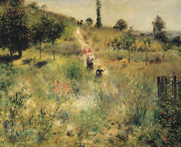 Rising way in the high grass from Pierre-Auguste Renoir
