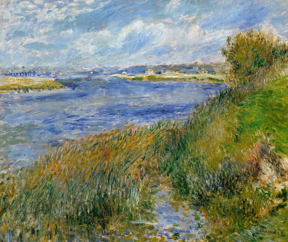 Die Seine-Ufer bei Champrosay from Pierre-Auguste Renoir