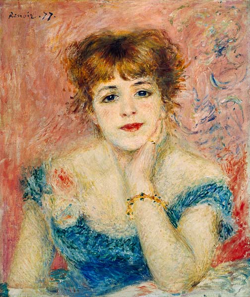 Portrait of Jeanne Samary from Pierre-Auguste Renoir