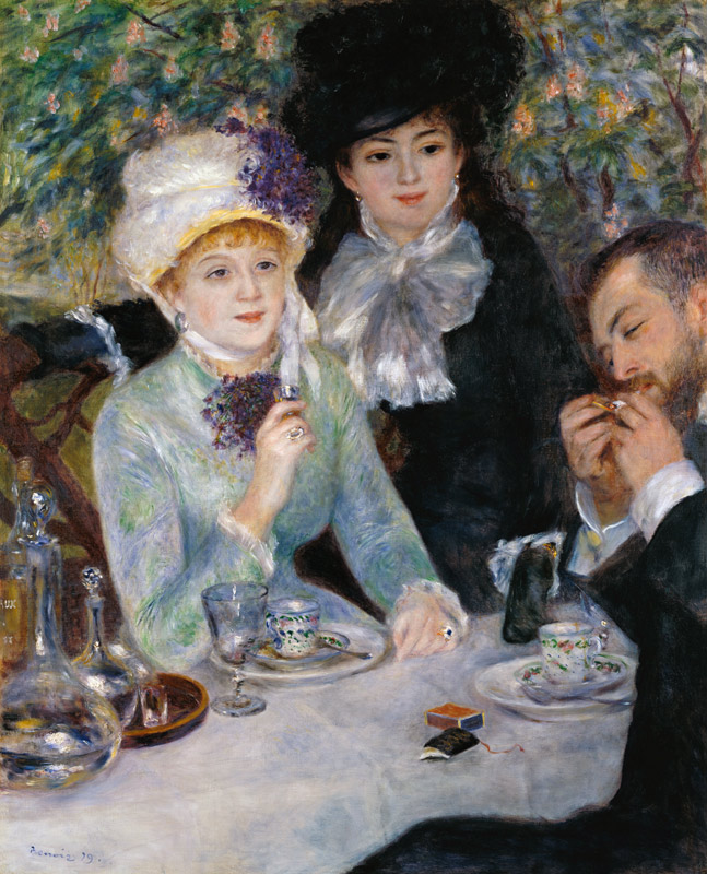 After the Luncheon from Pierre-Auguste Renoir