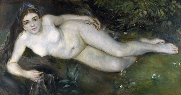 A Nymph by a Stream from Pierre-Auguste Renoir