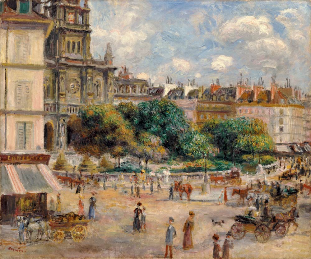 Place De La Trinite from Pierre-Auguste Renoir