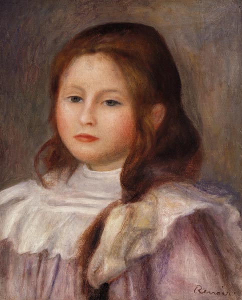 Portrait of a child from Pierre-Auguste Renoir