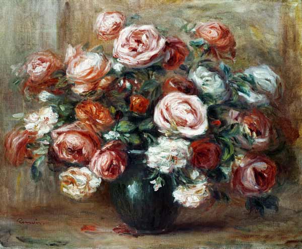 Renoir / Still life with roses from Pierre-Auguste Renoir