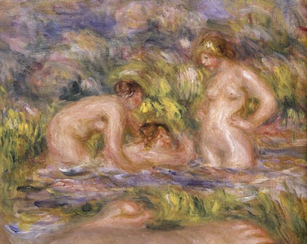 A.Renoir / Bathers / 1918-19 / Detail from Pierre-Auguste Renoir
