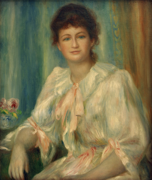 A.Renoir, Porträt einer jungen Frau from Pierre-Auguste Renoir