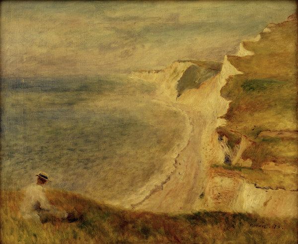 A.Renoir, Steilküste bei Pourville from Pierre-Auguste Renoir