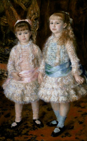 Pink and Blue or, The Cahen d'Anvers Girls from Pierre-Auguste Renoir