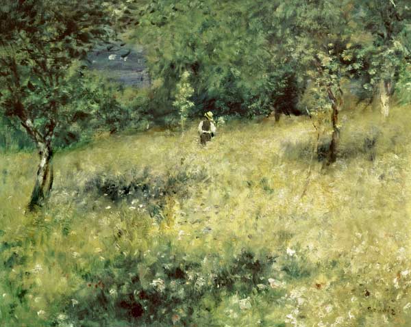 Spring at Chatou from Pierre-Auguste Renoir
