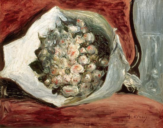 Bouquet in a Theatre Box from Pierre-Auguste Renoir