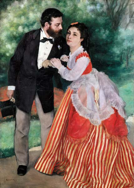 The married couple Sisley from Pierre-Auguste Renoir