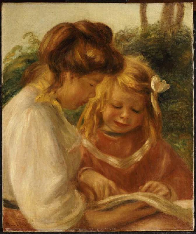 Das Alphabet, Jean und Gabrielle. from Pierre-Auguste Renoir
