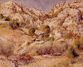 Rock at Estaque from Pierre-Auguste Renoir