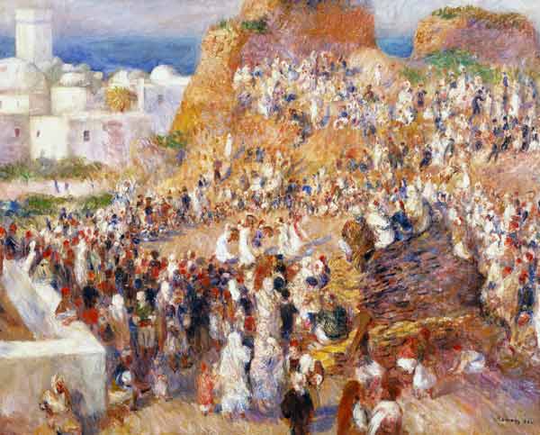 Renoir, Auguste 1841-1919. ''La Mosquee, fete arabe'' (The mosque, Arab festival), 1881. Oil on canv from Pierre-Auguste Renoir