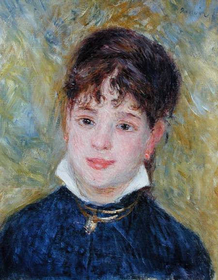 Head of a Young Woman (Jeanne Samary) from Pierre-Auguste Renoir