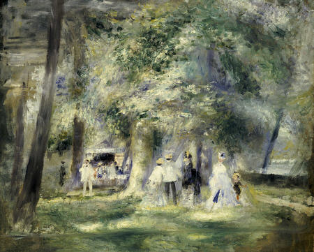 In The Park At Saint-Cloud from Pierre-Auguste Renoir