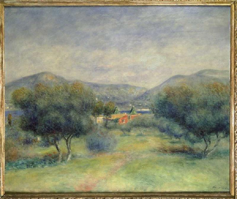 Countryside at Toulons. from Pierre-Auguste Renoir